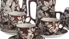 Pottery - Coffee service in Sacavém pottery