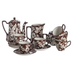 Pottery - Coffee service in Sacavém pottery