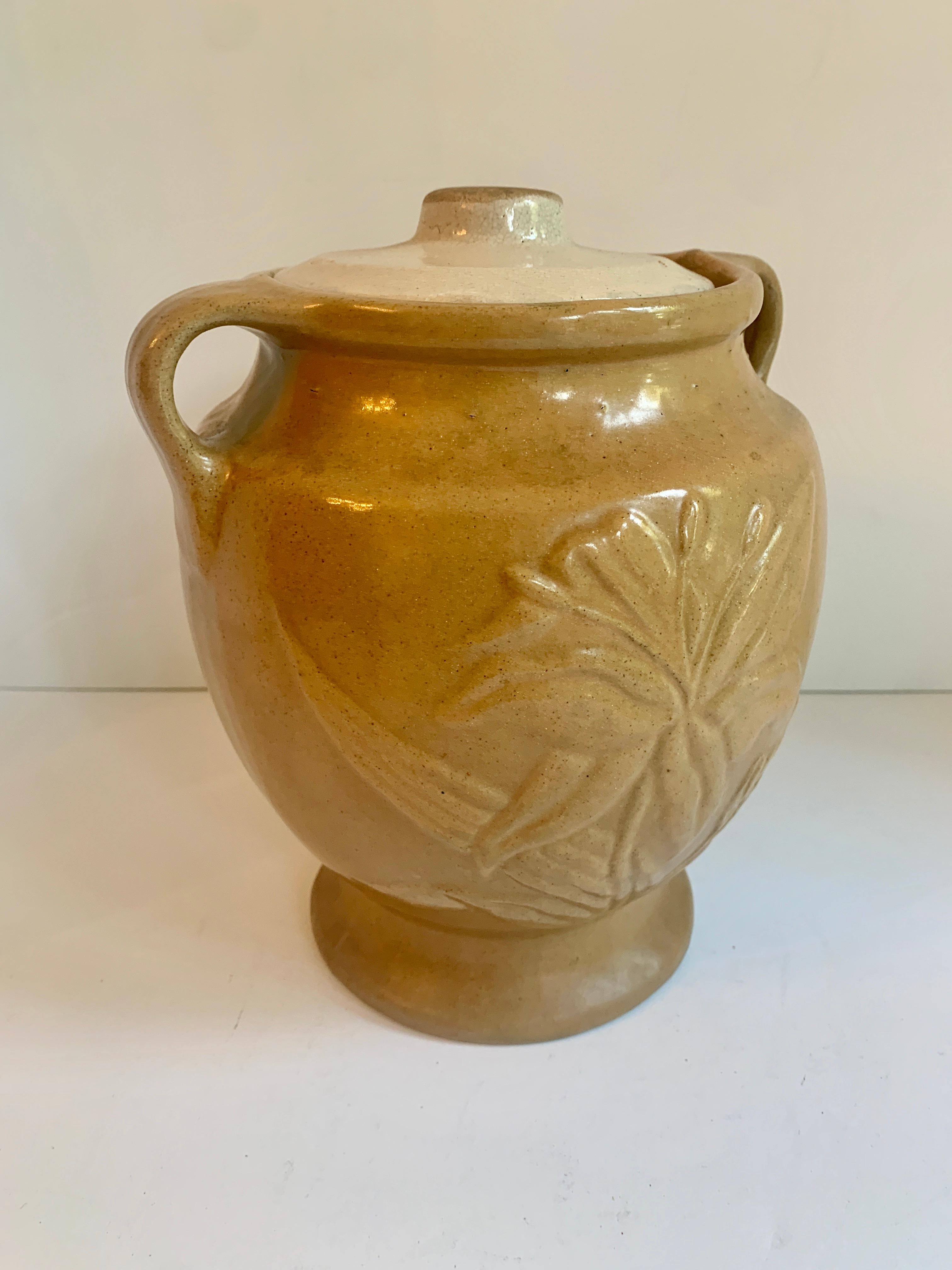 Mid-Century Modern Pottery Cookie Jar