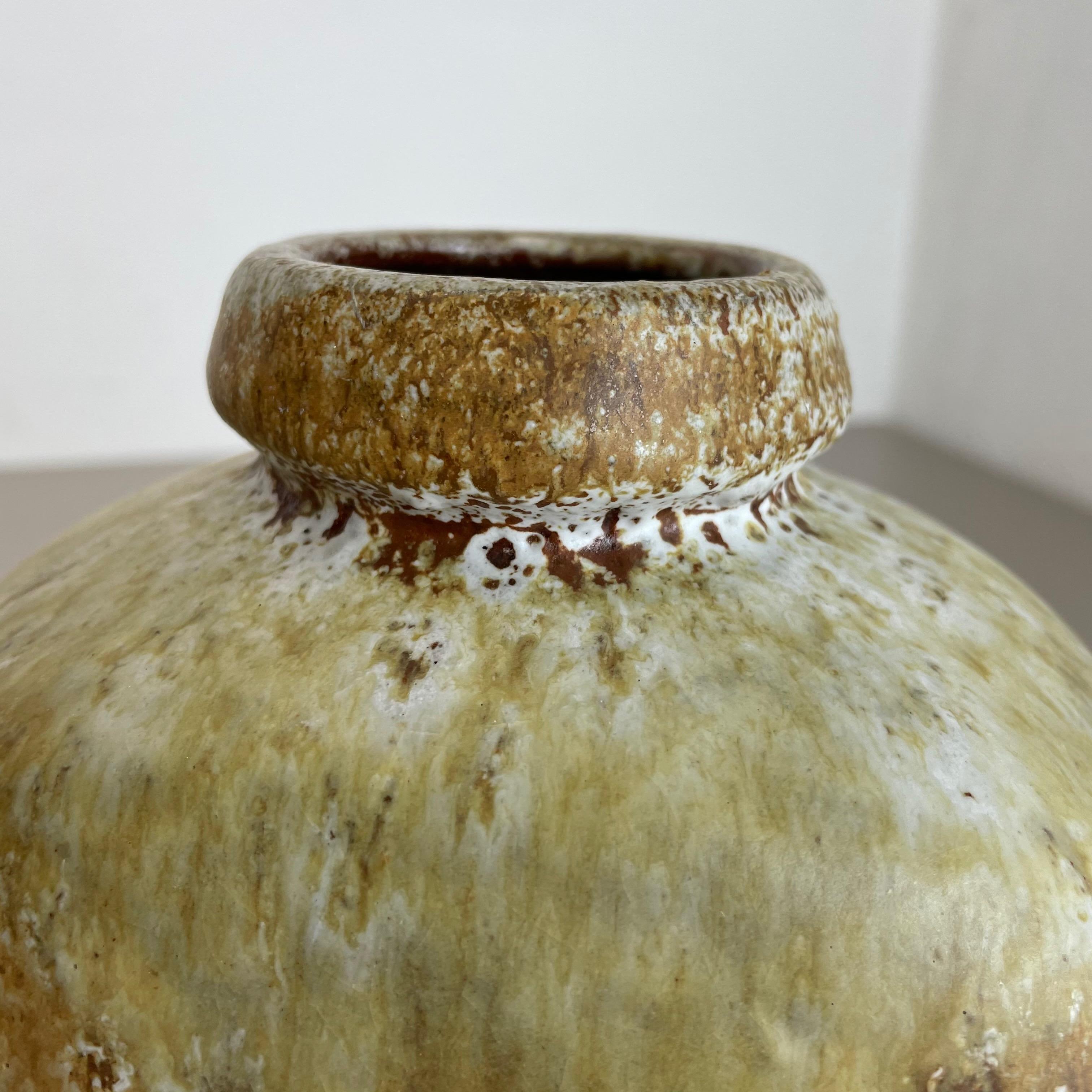 Vase en poterie lave grasse multicolore « 814 » fabriqué par Ruscha, 1970 en vente 6