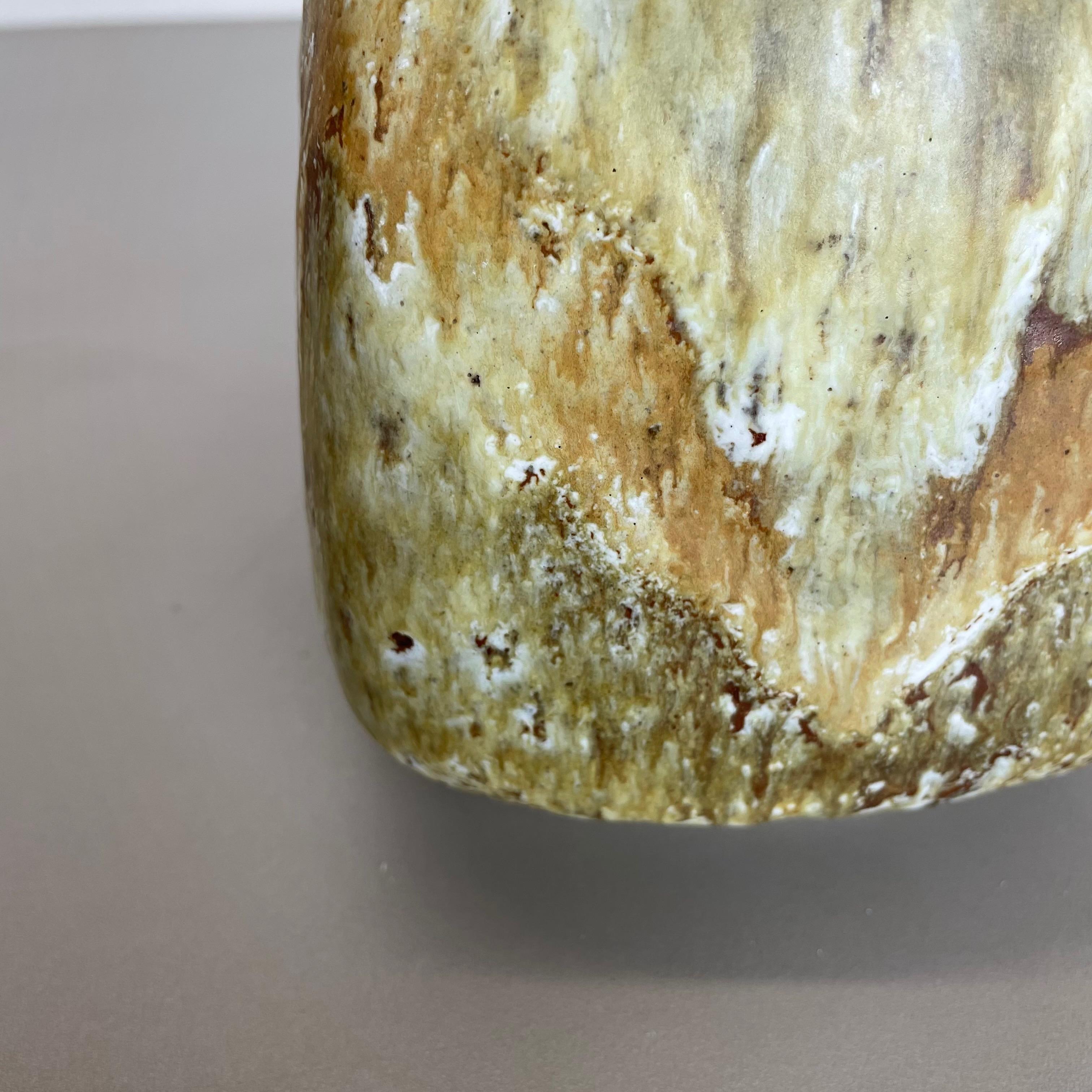 Céramique Vase en poterie lave grasse multicolore « 814 » fabriqué par Ruscha, 1970 en vente