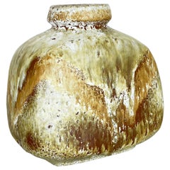 Vase en poterie lave grasse multicolore « 814 » fabriqué par Ruscha, 1970