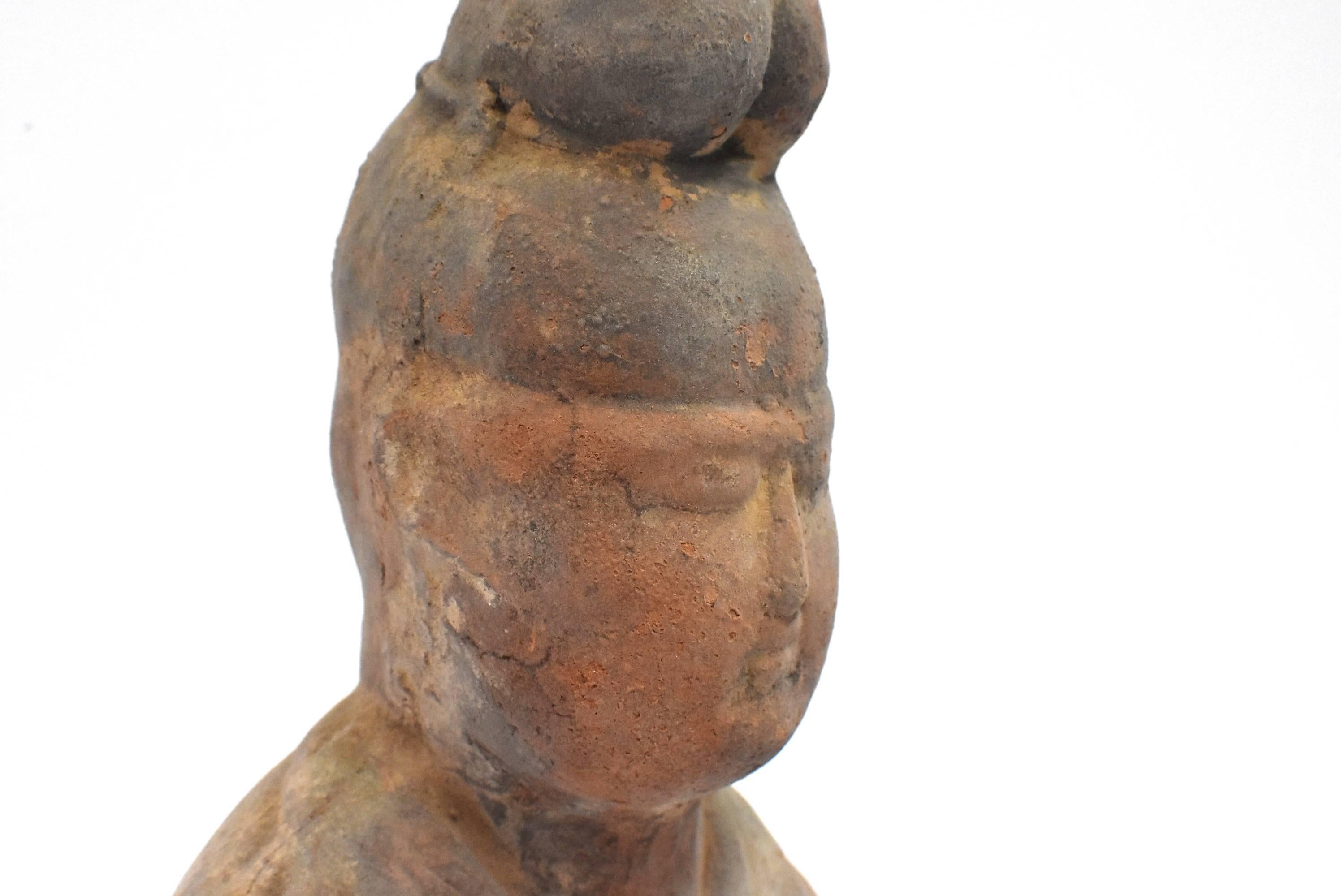 20th Century Terracotta Chef Figure in Han Style For Sale