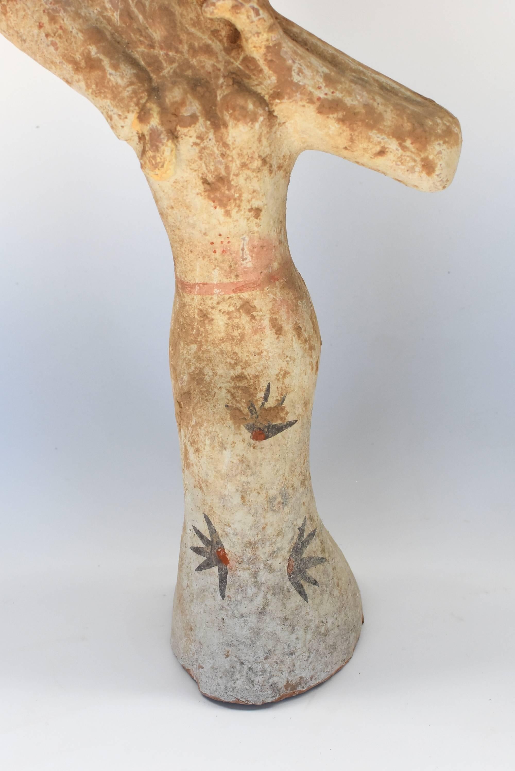 Han Style Terracotta Dancer In Good Condition In Somis, CA