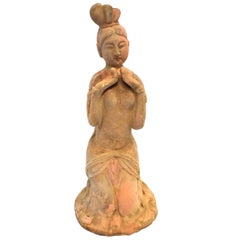 Terracotta Musician Maiden in Han Style Terracotta Musician Maiden in Han Style