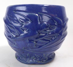 Pottery Flower Pot  Planter Jardiniere Flying Bird by McCoy