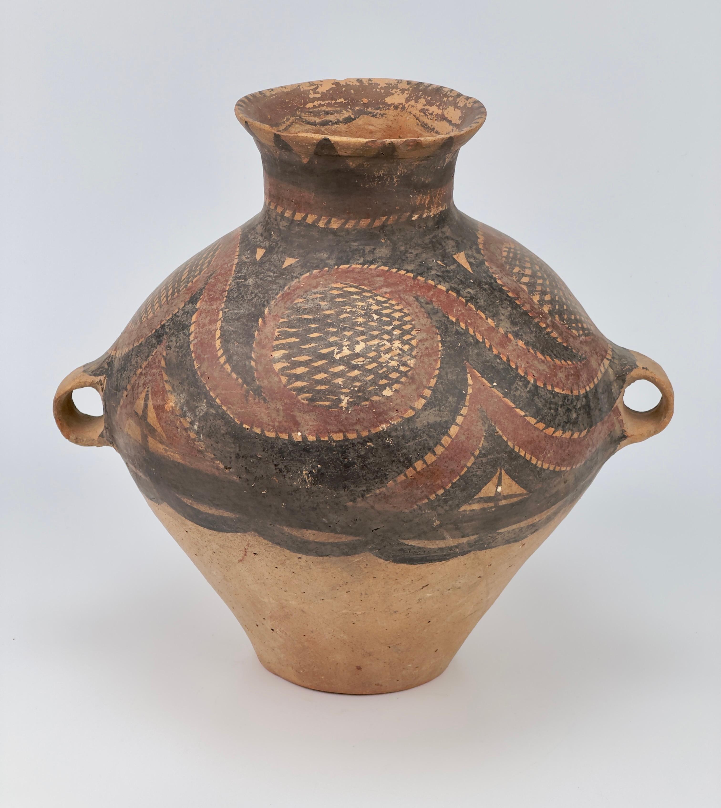 18th Century and Earlier Pottery jar, Neolithic period, Majiayao culture For Sale