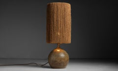 Pottery Jug Lamp, France circa 1950