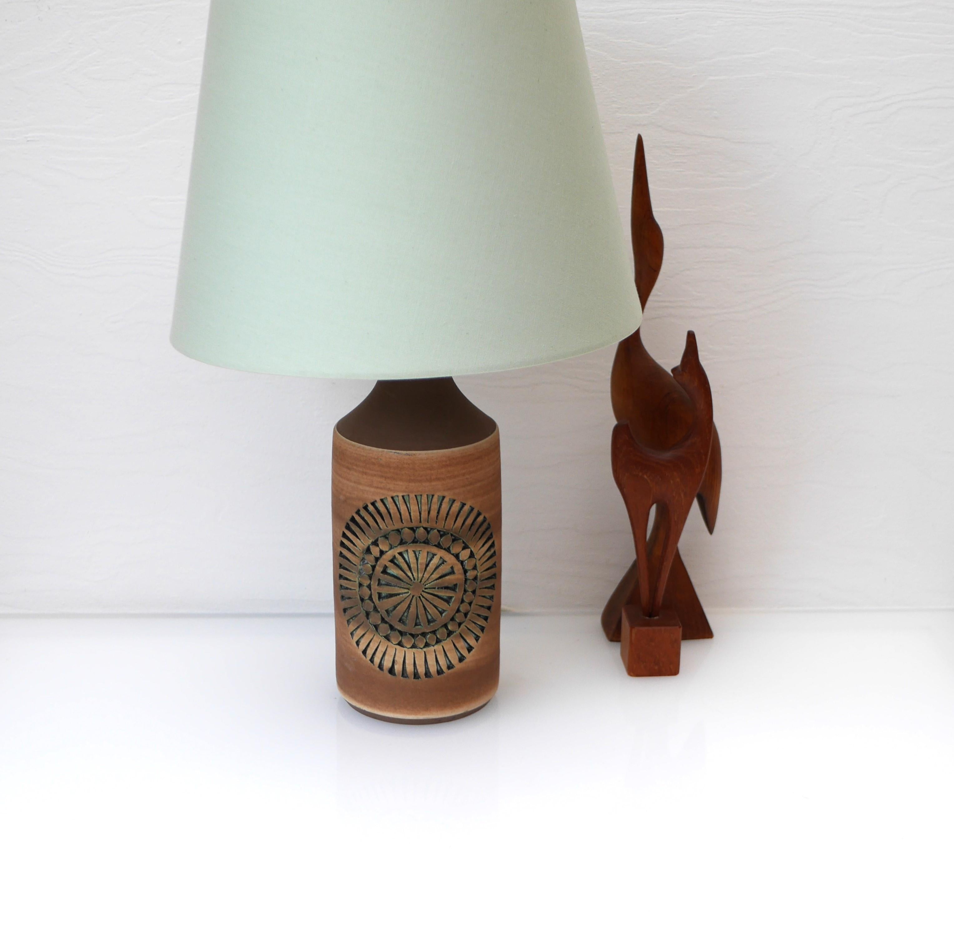 Mid-Century Modern Pottery Lamp Base by Anagrius for Alingsås, Sweden For Sale