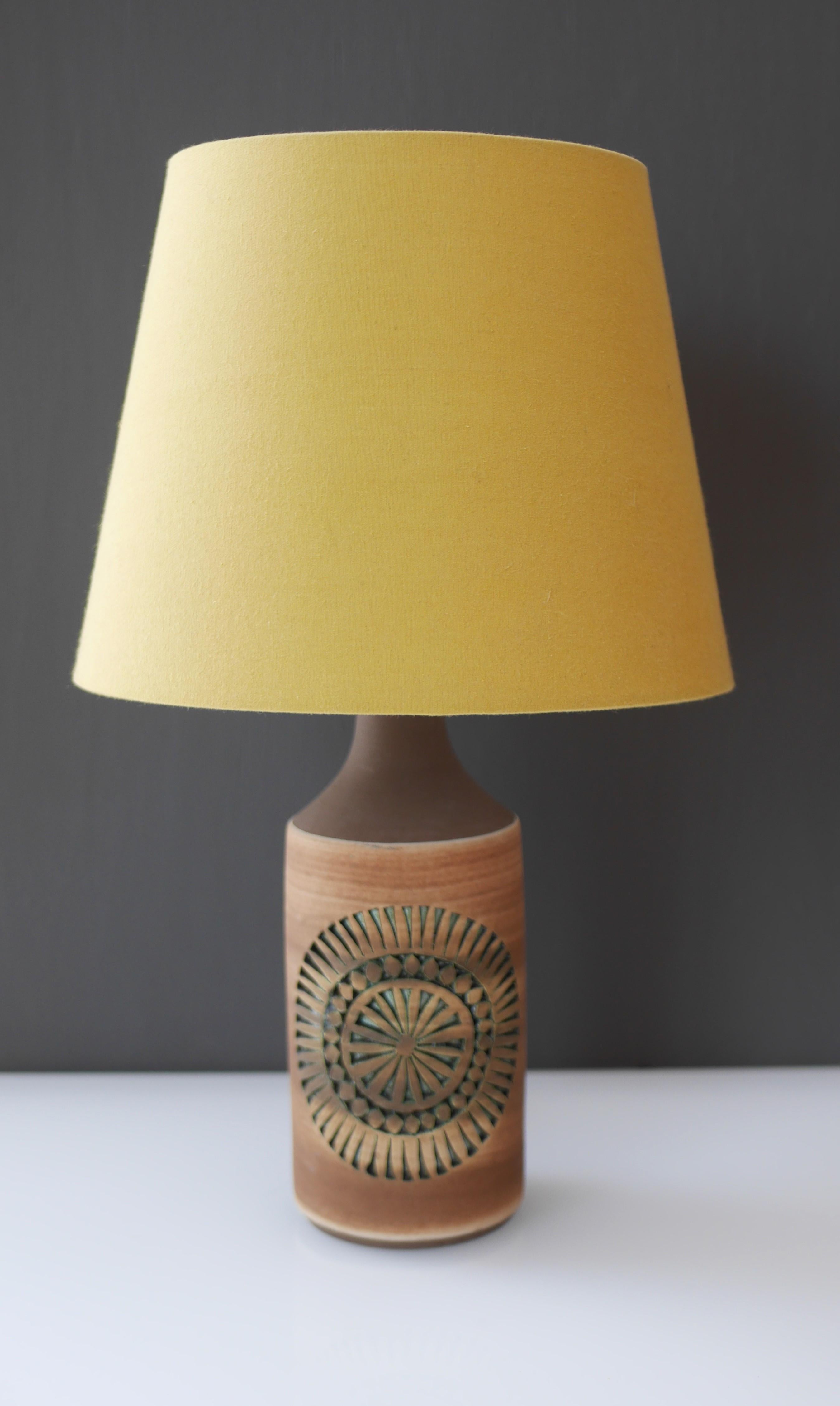 Late 20th Century Pottery Lamp Base by Anagrius for Alingsås, Sweden For Sale