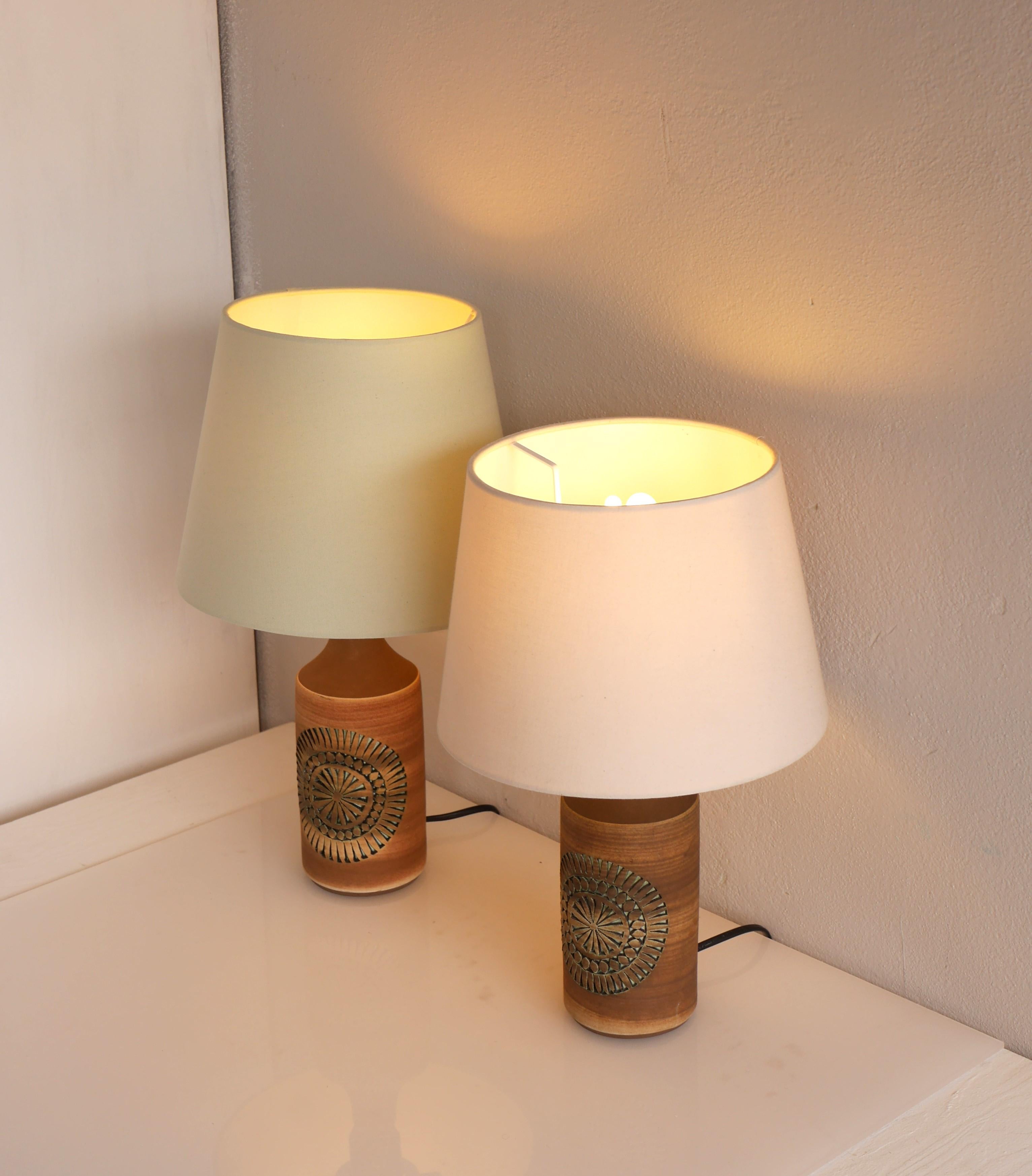 Pottery Lamps by Anagrius for Alingsås, Sweden 2