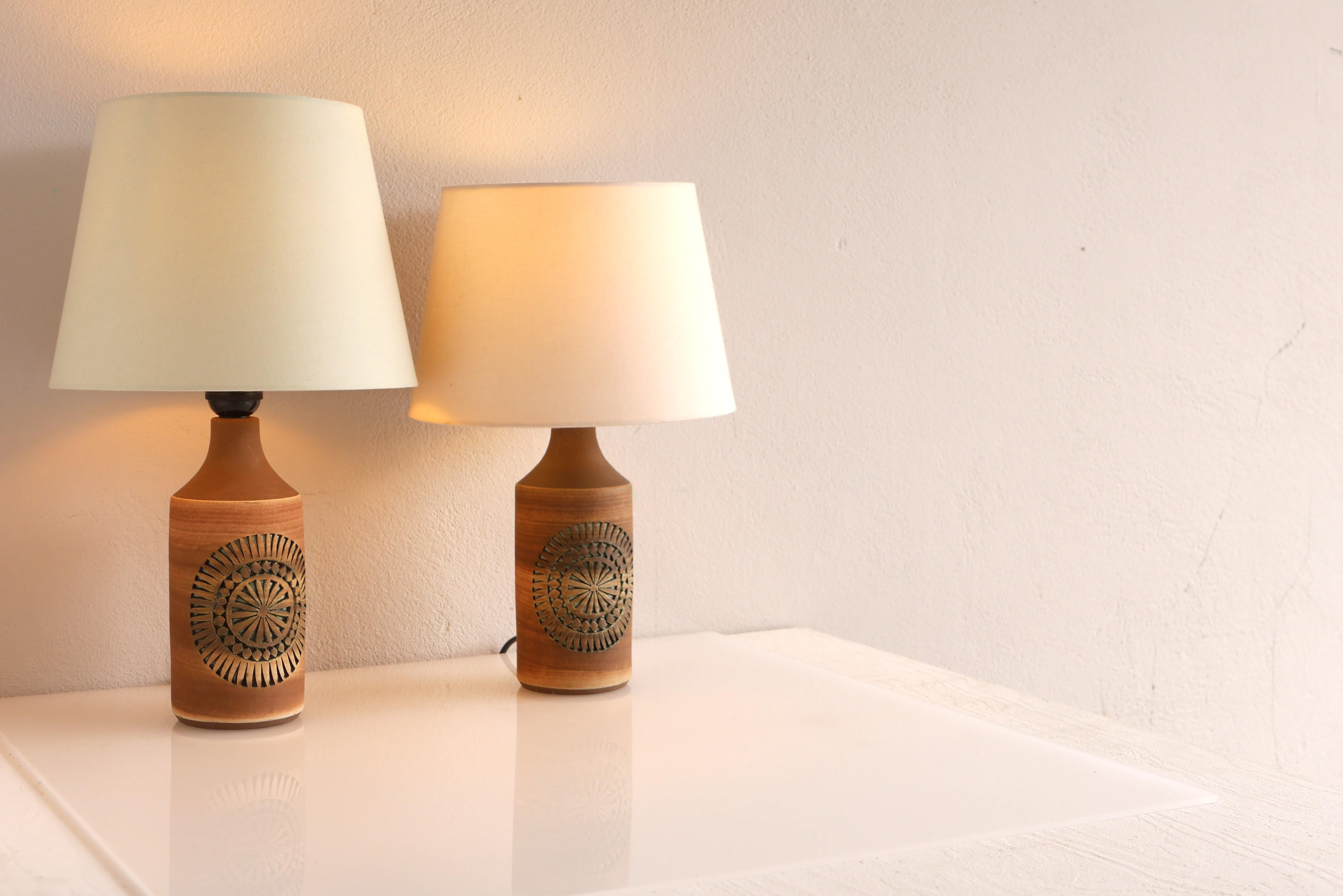 Pottery Lamps by Anagrius for Alingsås, Sweden 3