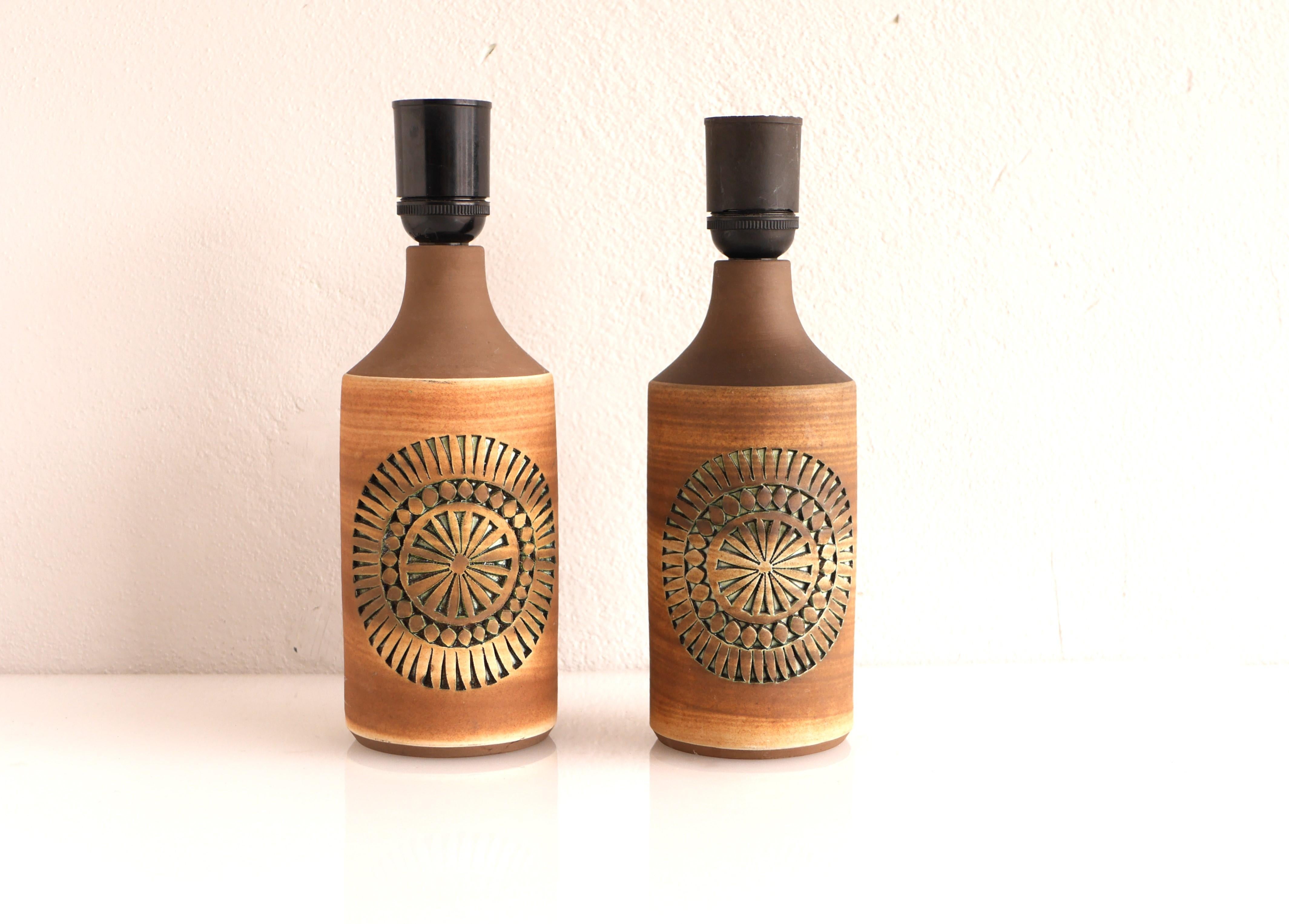 Pottery Lamps by Anagrius for Alingsås, Sweden 5