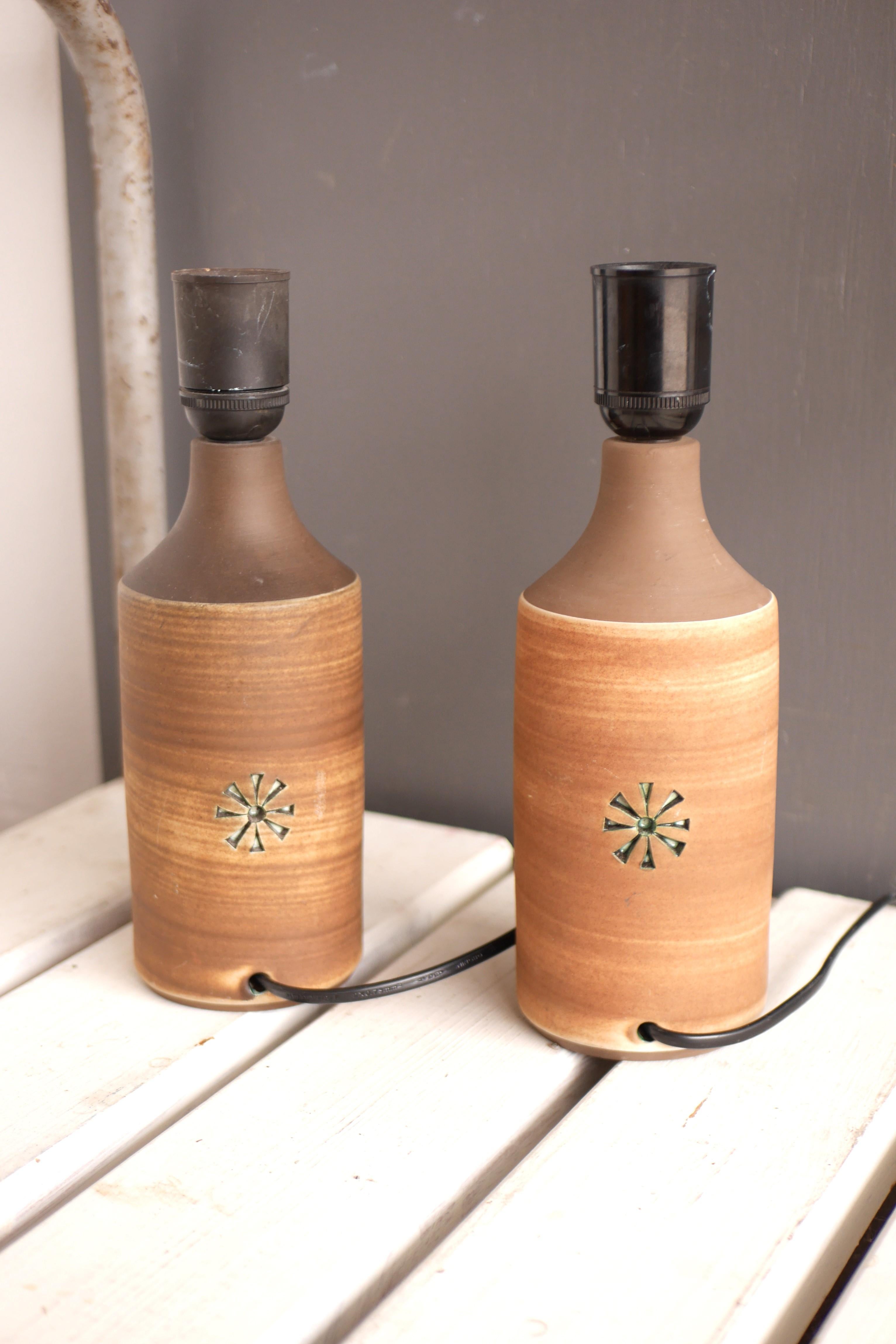 Pottery Lamps by Anagrius for Alingsås, Sweden 6