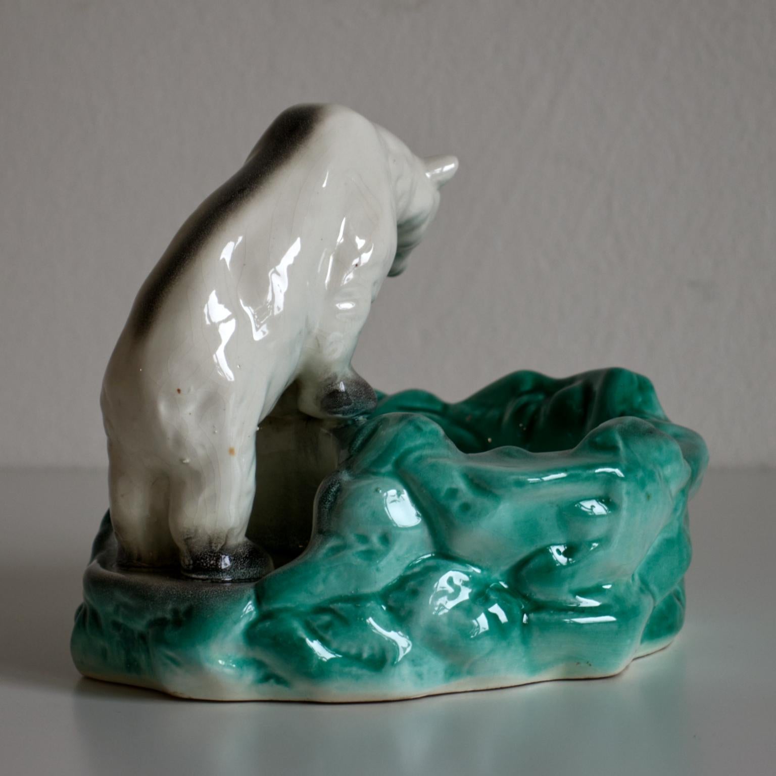 polar bear pottery