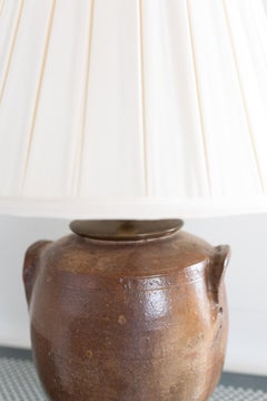 Pottery Tischlampe mit neuem Schirm
