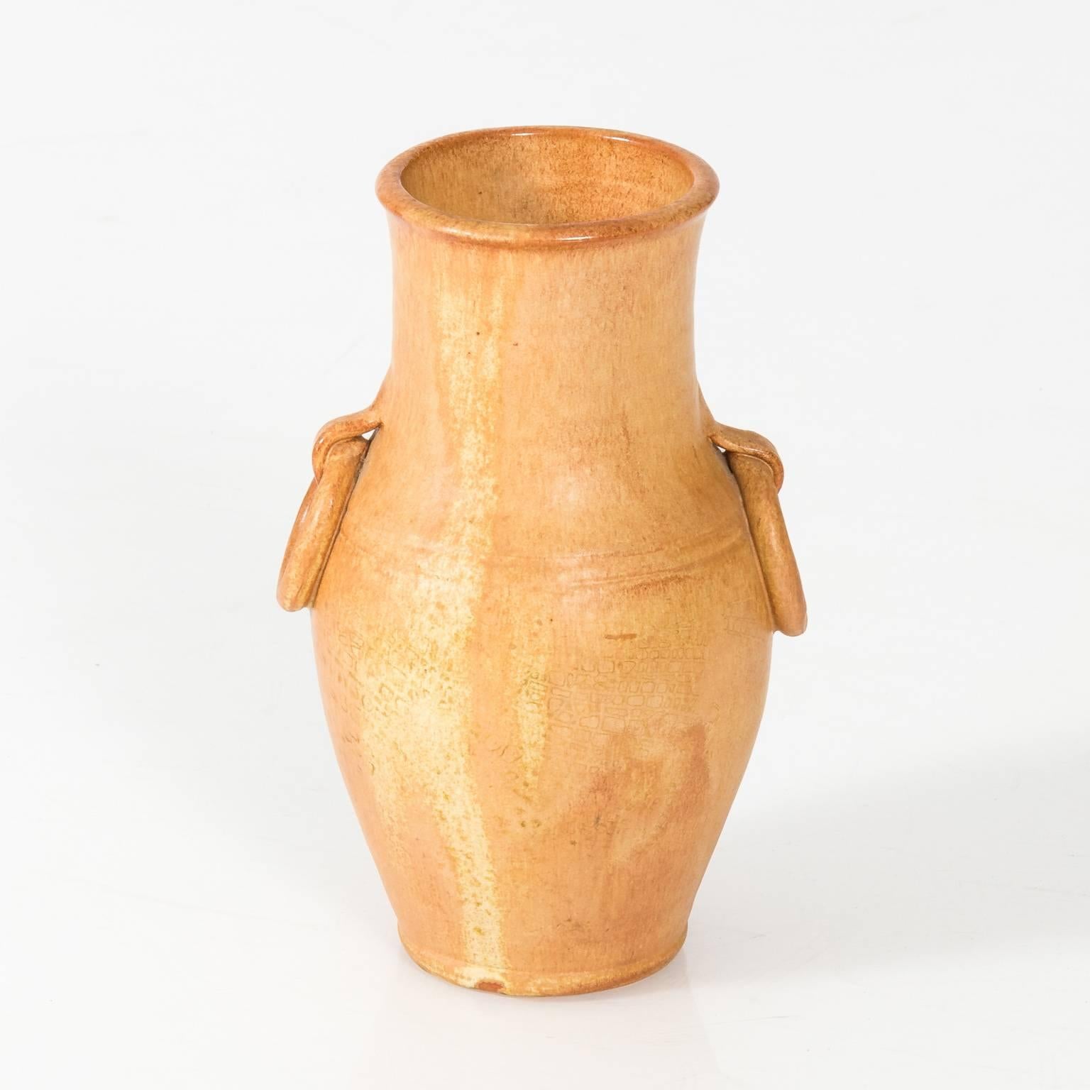 Ceramic Pottery Vase with Handles by Seagrove