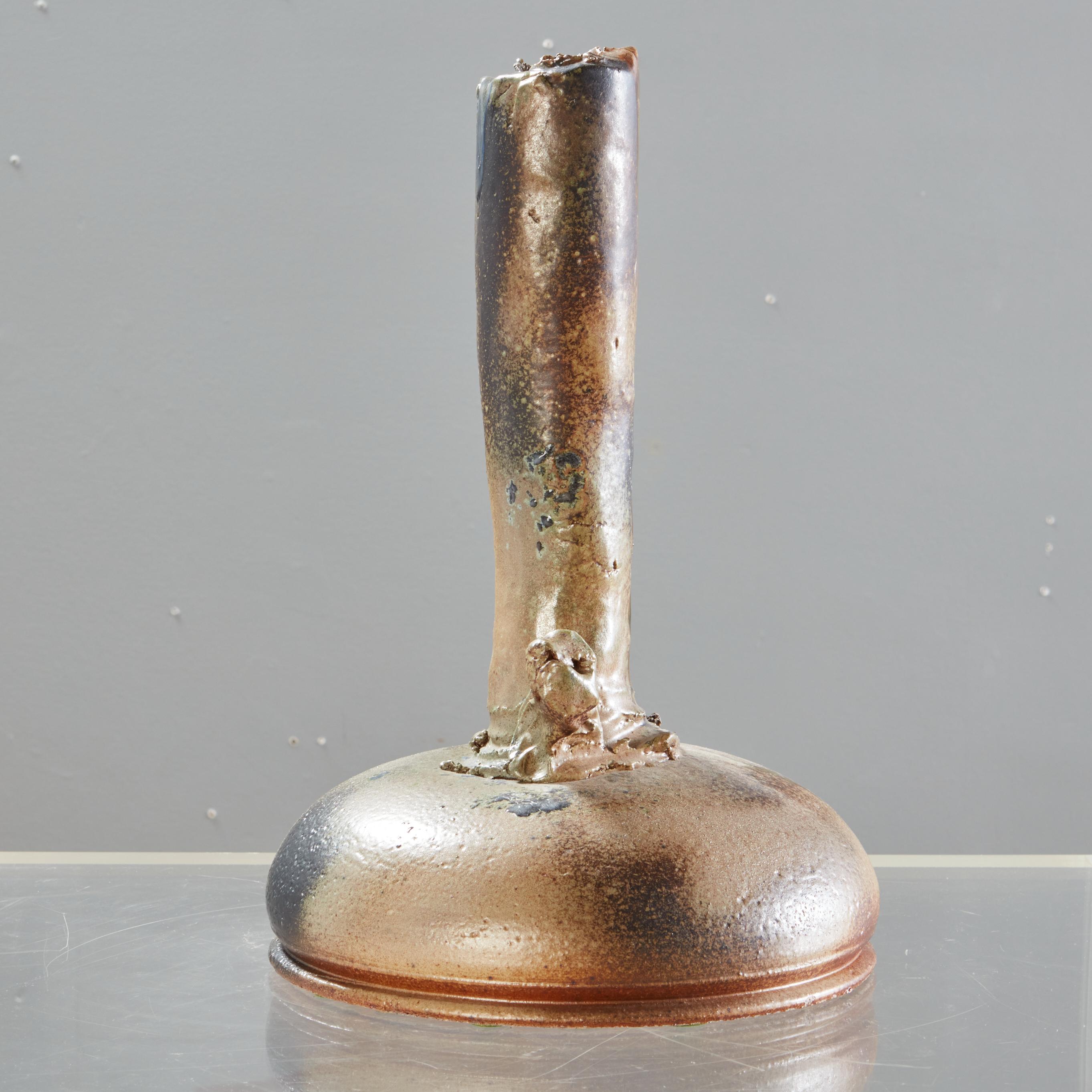 20ième siècle Vase ou sculpture du célèbre potier américain Don Reitz en vente