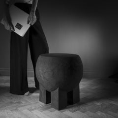 Pottus Side Table Black Sculptural Furniture Laurie Poast Norway Scandinavia