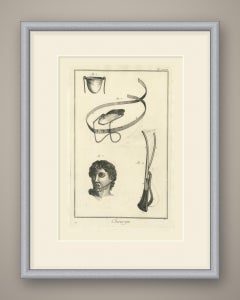 Pouch Belt and Mouth Bit, Diderot Chirurgie Plate XXXVI, circa 1772