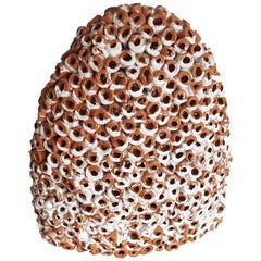 Pouf 3, Table Lamps in Ceramic "Terracotta Invetriata"