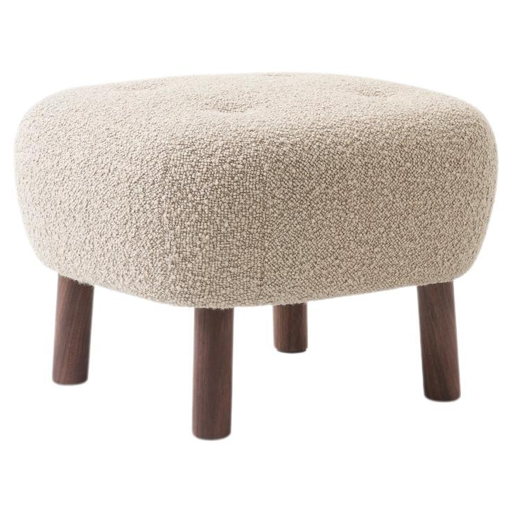 Pouf ATD 1 in Oiled Walnut and Karakorum 003 by &Tradition For Sale
