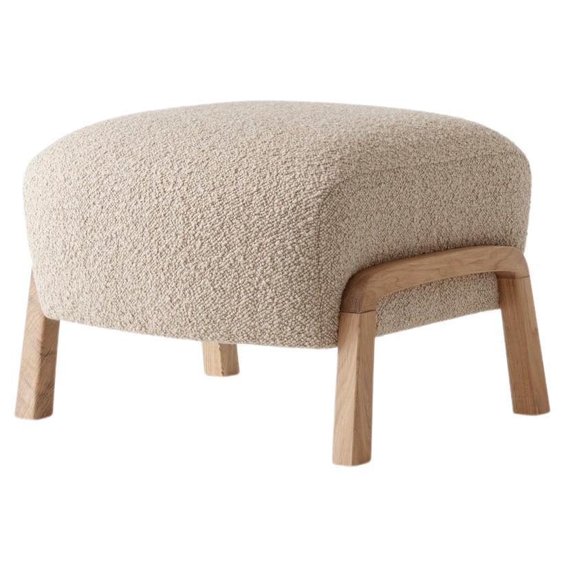 Pouf ATD3 aus Karakorum 003, Dedar & Eiche für & Tradition