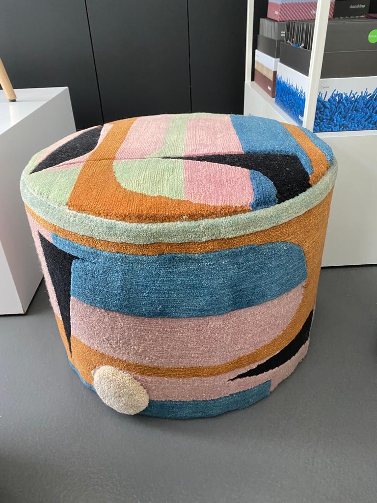 Pouf Charaktere Hilma by Lyk Carpet In New Condition In Geneve, CH