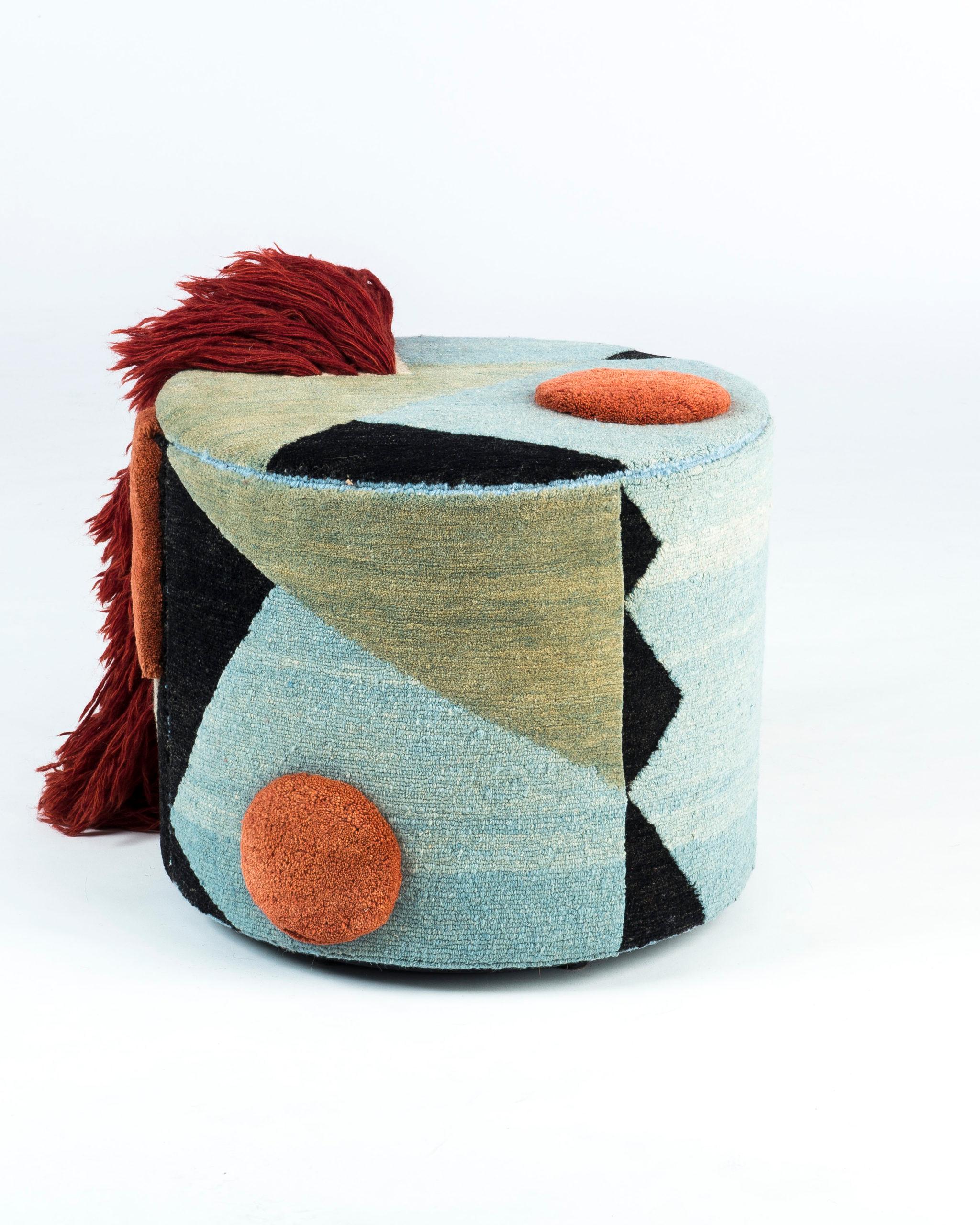 Pouf Charaktere Massimiliano by Lyk Carpet In New Condition For Sale In Geneve, CH