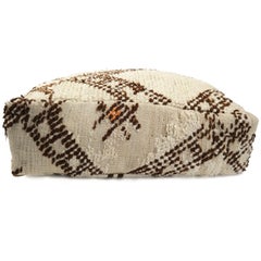 Pouf from Morocco Natural Floor Cushion Moroccan Ottoman