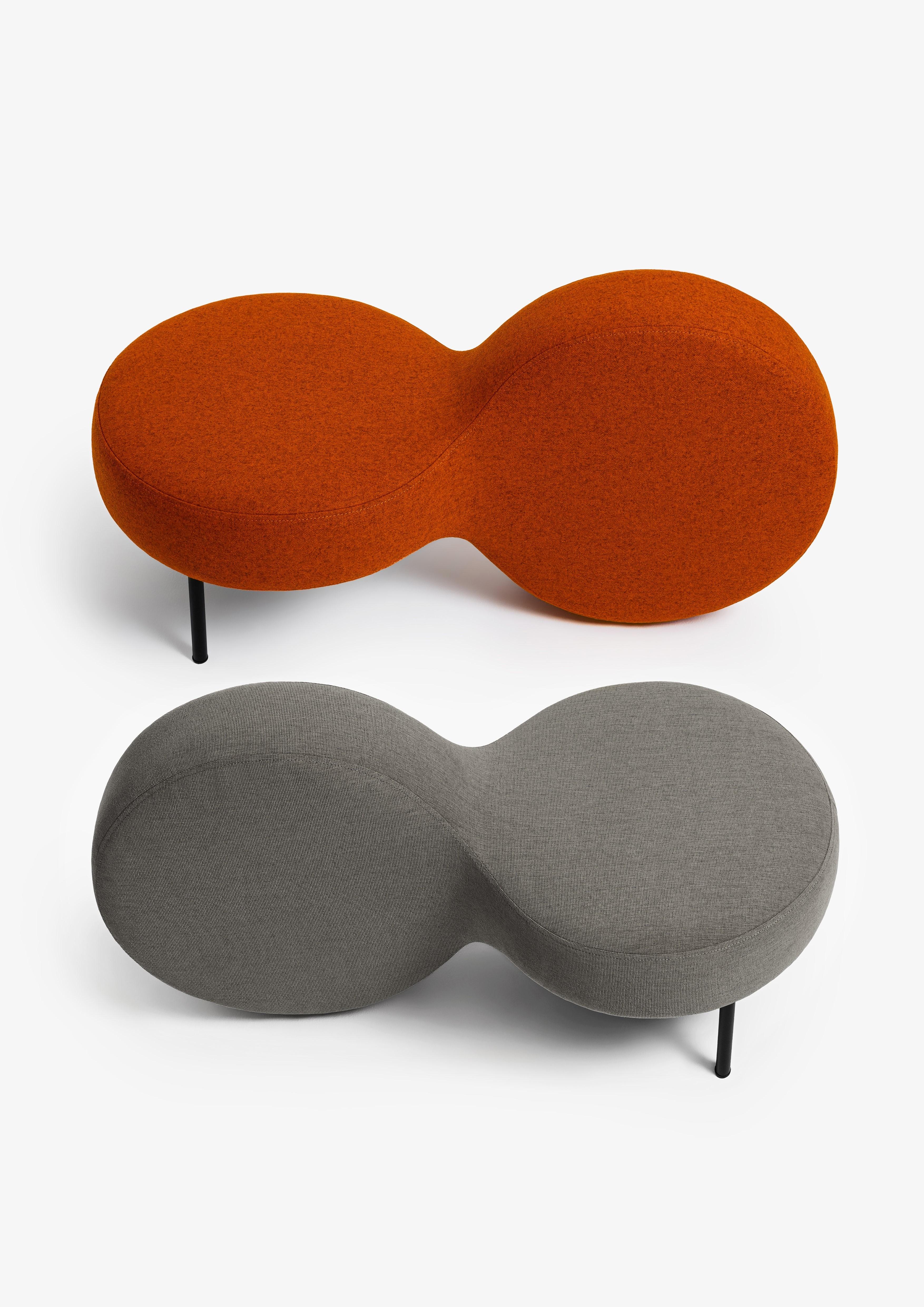 Pouf Loop upholstered by WOO In New Condition For Sale In Kyiv, UA