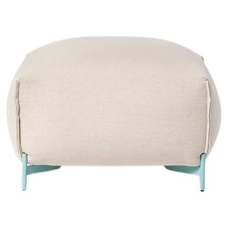 Pouf Mochi available in two sizes, Mochi pouf is the perfect comfort and style accessory for indoor and outdoor spaces.
Its generous shapes and plump padding are supported by slender painted metal feet and covered with fabric, leather, eco-leather