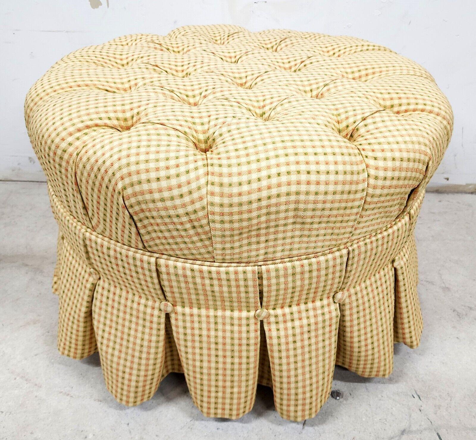 Pouf Ottoman Footstool Tufted 