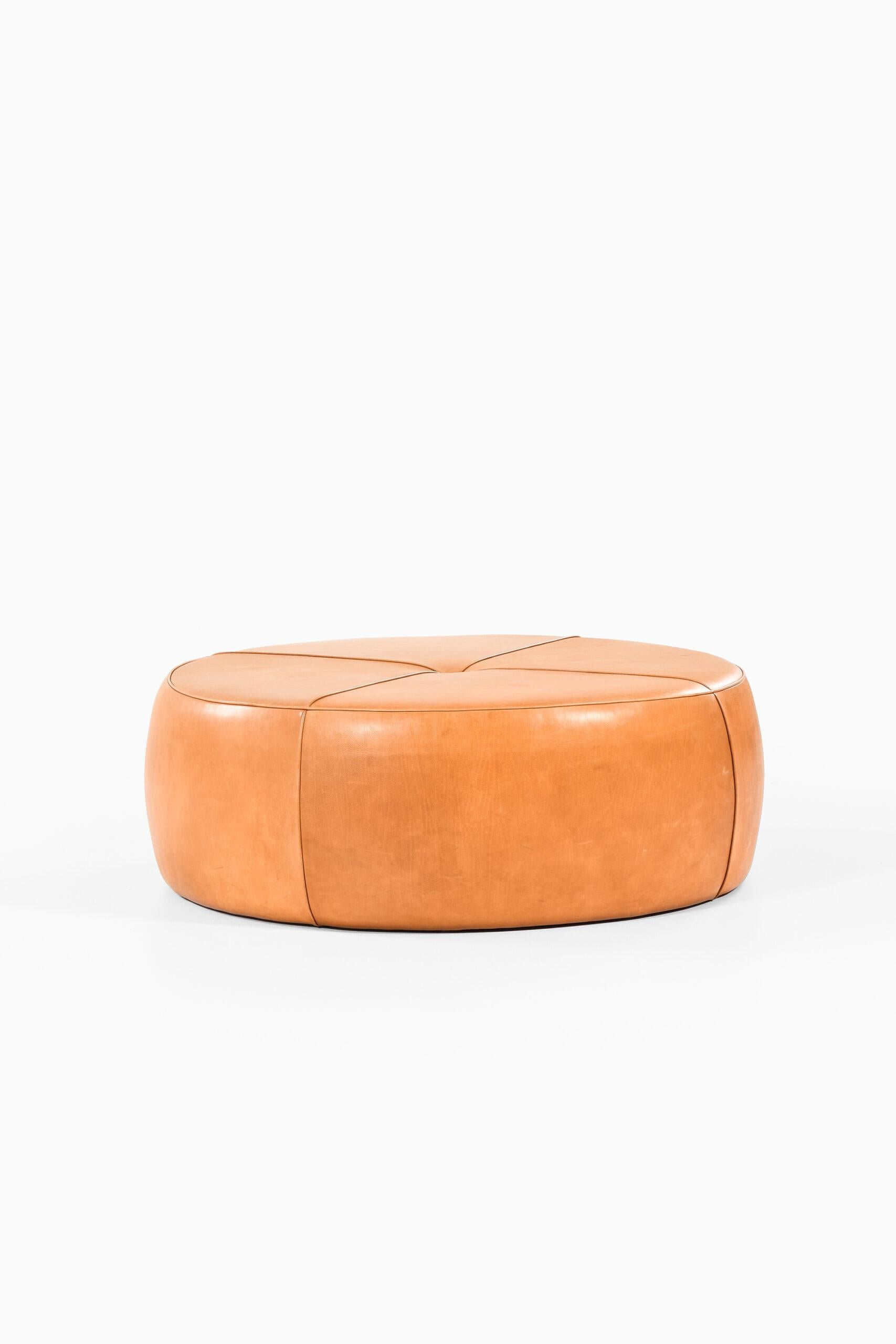 Rare and large pouf / stool by unknown designer. Produced in Denmark.