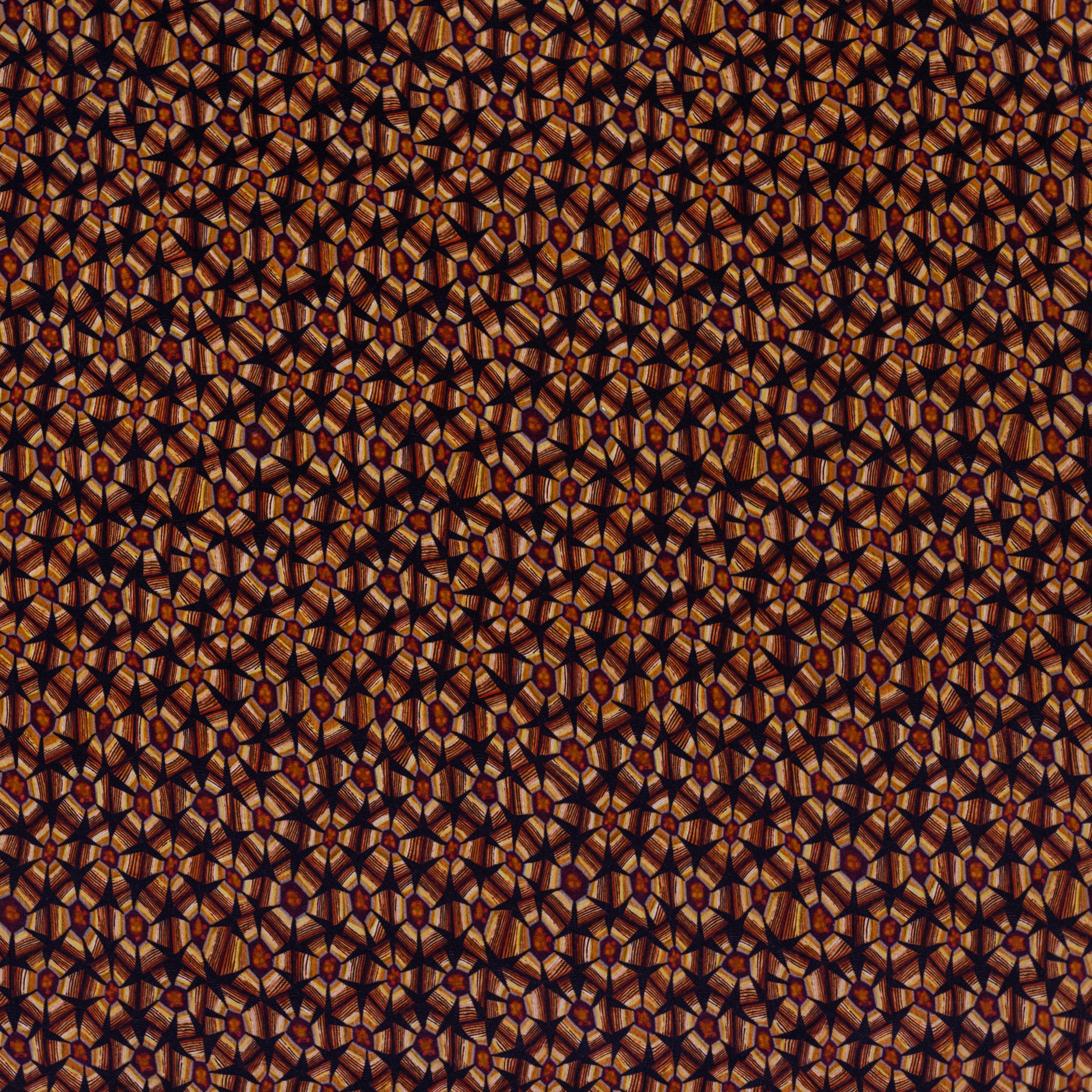 Pouf - Pouf Thanda in velluto tartarugato su base nera - Plum in vendita 2