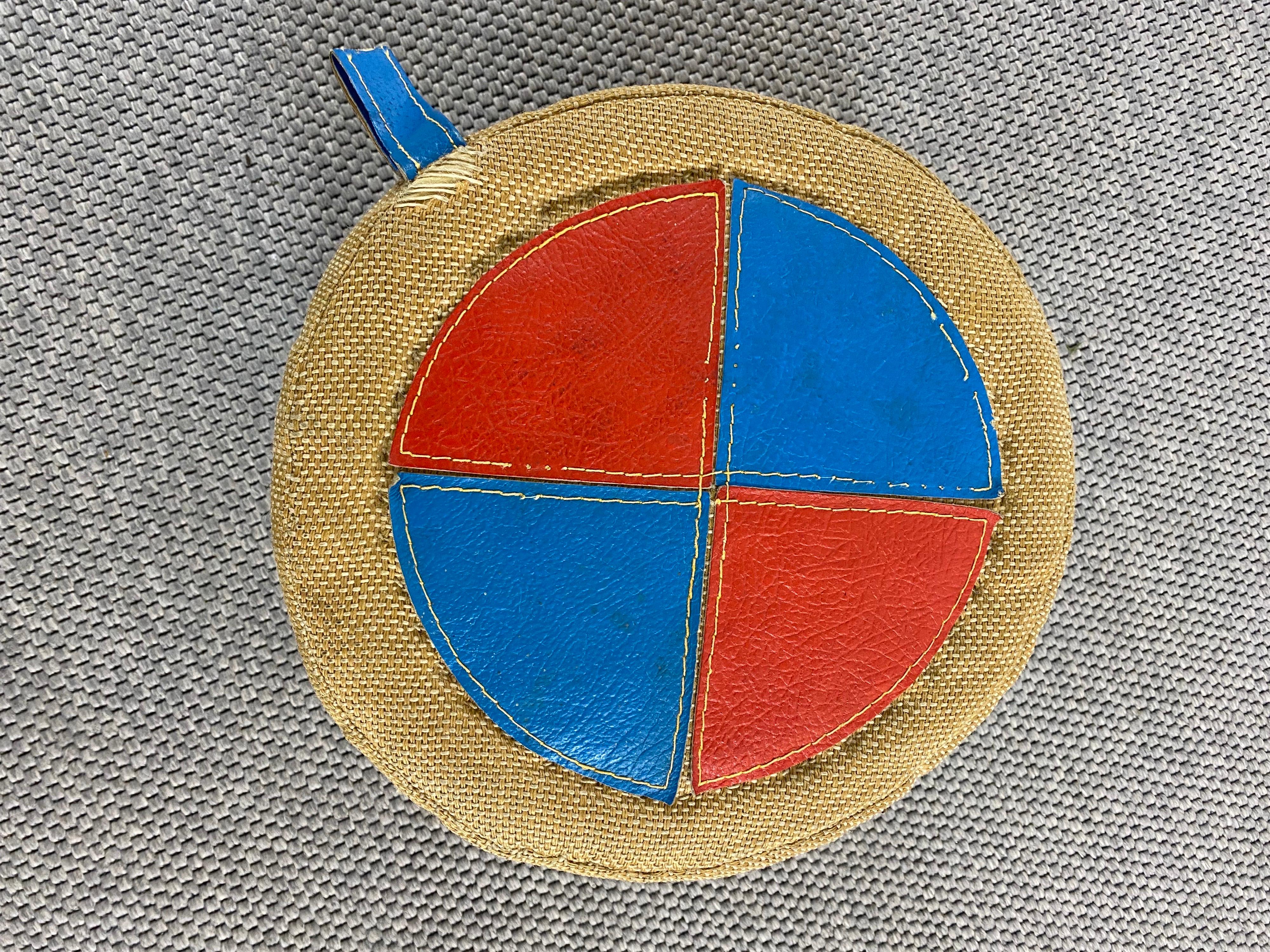 Pouf, Therapeutic Toy in Jute, Material by Renate Müller, Germany, GDR For Sale 2
