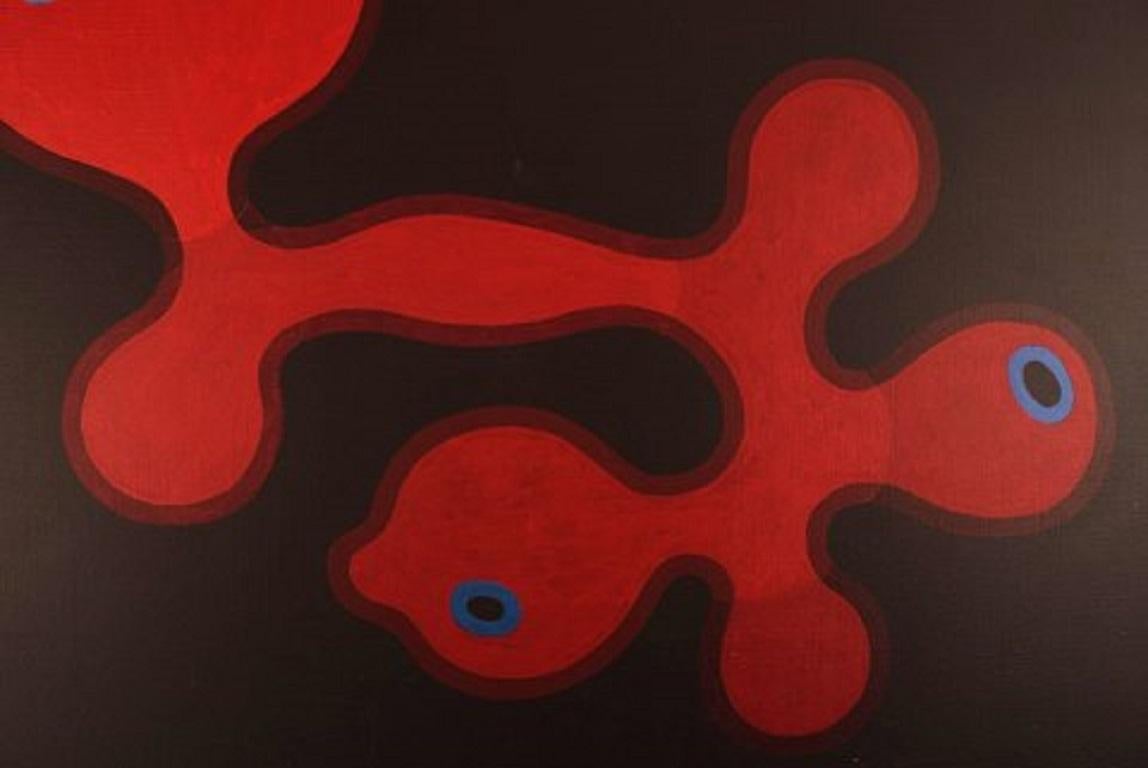 Moderno Poul Agger, Olio su tela, 