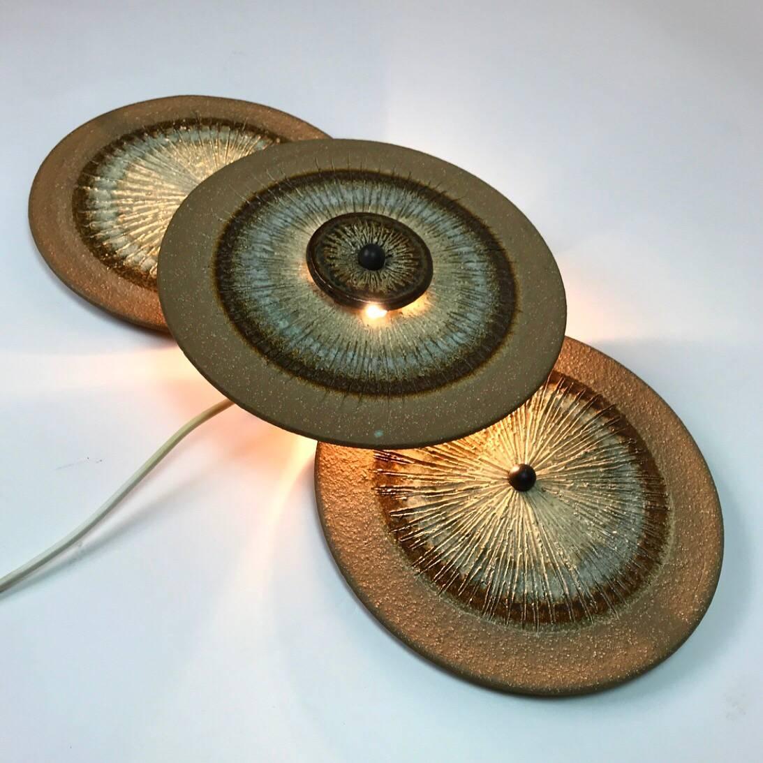 Danish Poul Branborg and Noomi Backhausen Wall Light Sculpture by Soholm, Denmark For Sale