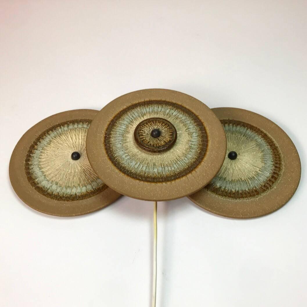 Mid-20th Century Poul Branborg and Noomi Backhausen Wall Light Sculpture by Soholm, Denmark For Sale