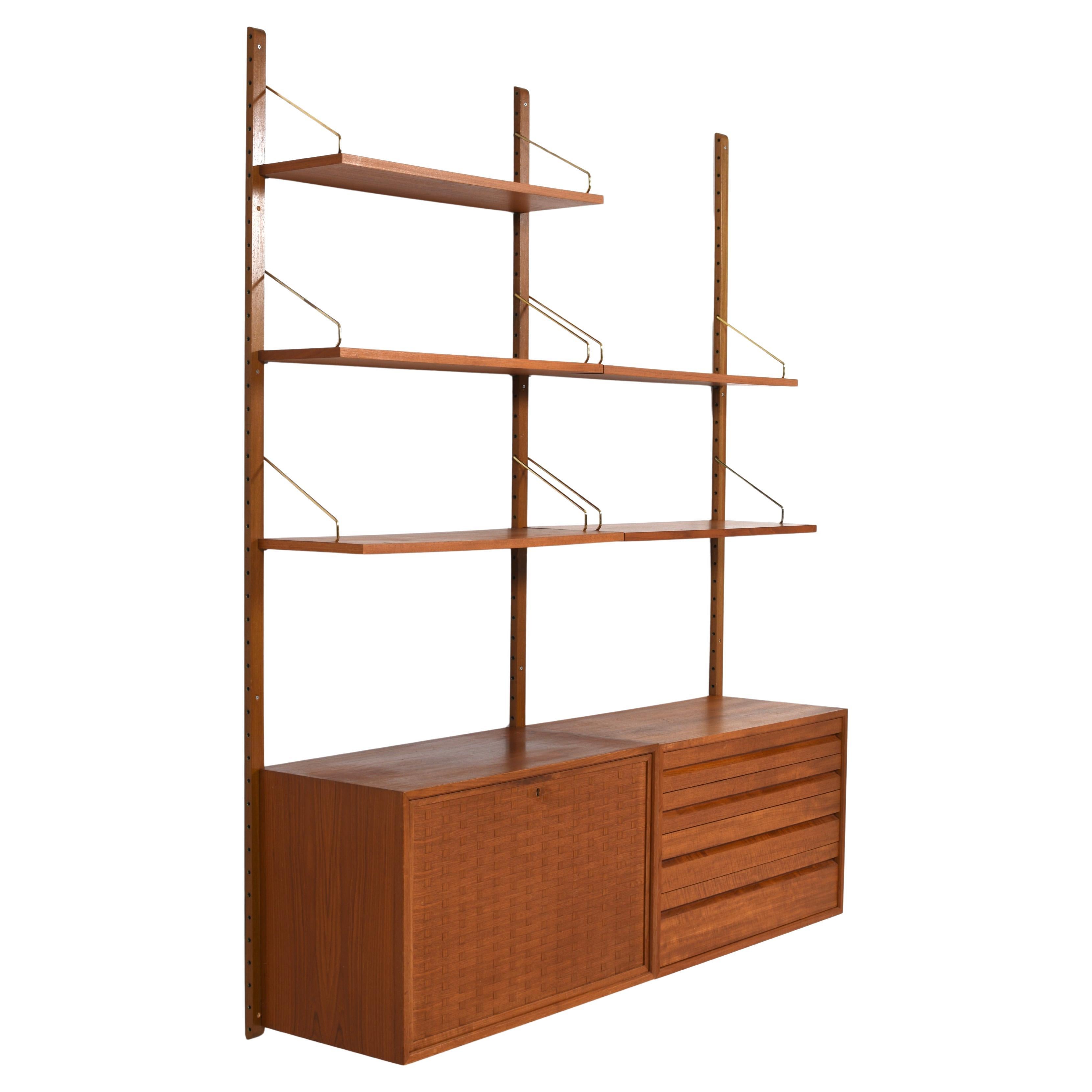 Poul Cadovius, Teak Royal System, Scandinavian Midcentury, Denmark 1960s