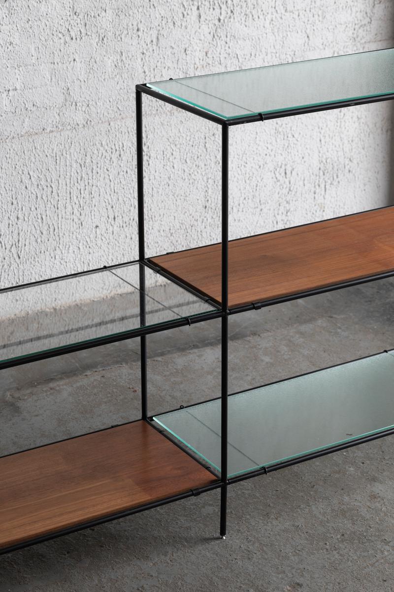 Mid-20th Century Poul Cadovius 2-Piece Abstracta Shelving Unit, Denmark, 1960s For Sale