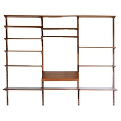 Poul Cadovius 3 Bay Wall Unit in Walnut, ca. 1965