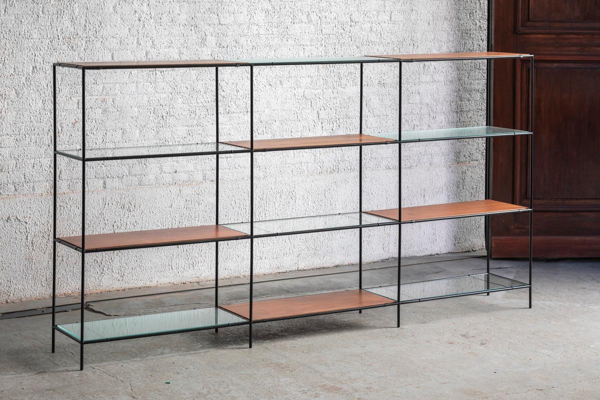 Poul Cadovius 3-Piece Shelving System 'Abstracta', Denmark, 1960s For Sale 6