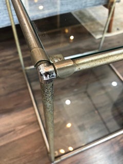 Poul Cadovius "Absracta" Chrome and Glass Table