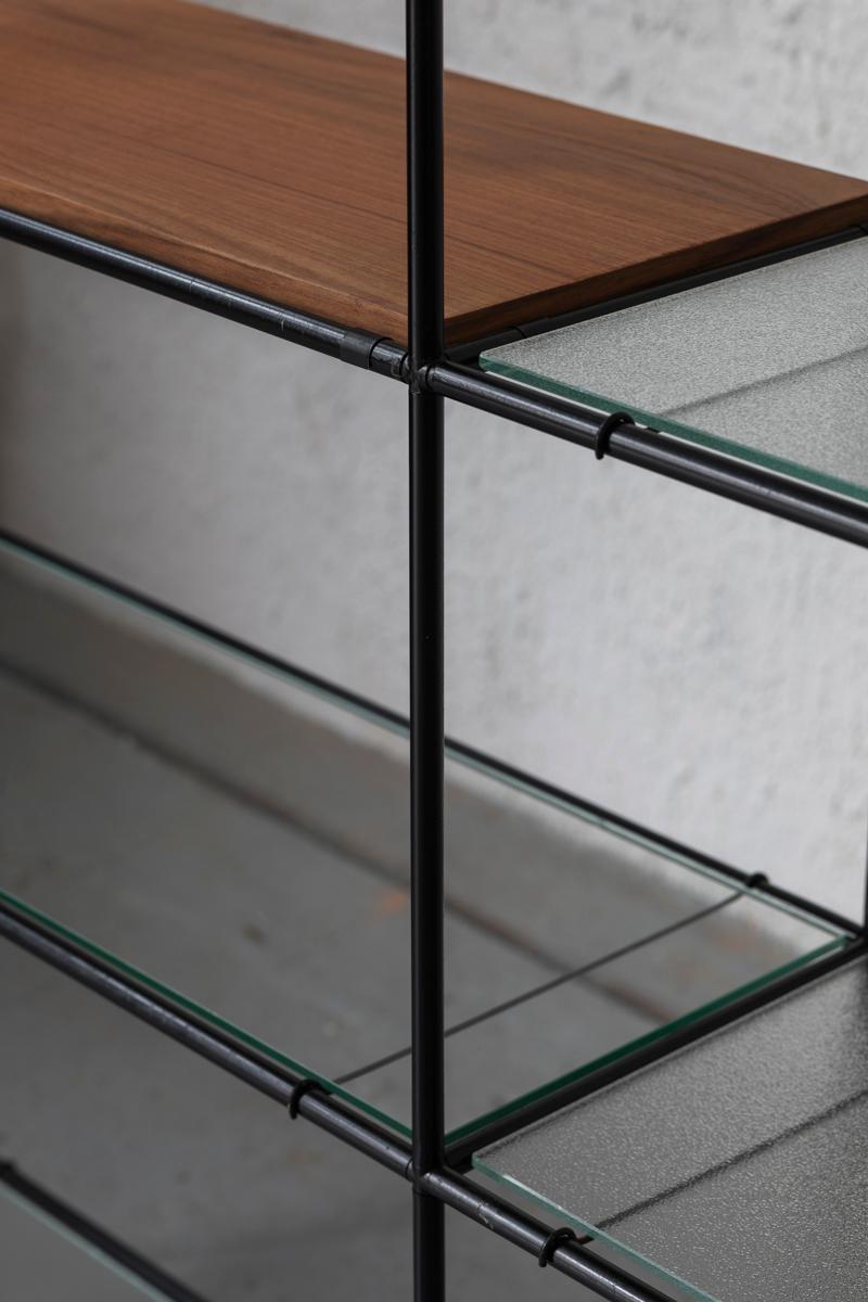 Poul Cadovius 'Abstracta' 3-Piece Shelving System, Denmark, 1960’s In Good Condition In Antwerpen, BE
