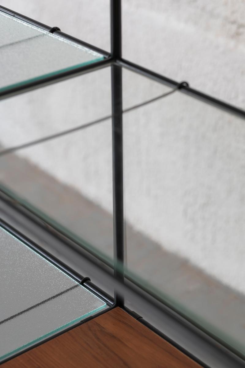 Metal Poul Cadovius 'Abstracta' 3-Piece Shelving System, Denmark, 1960’s