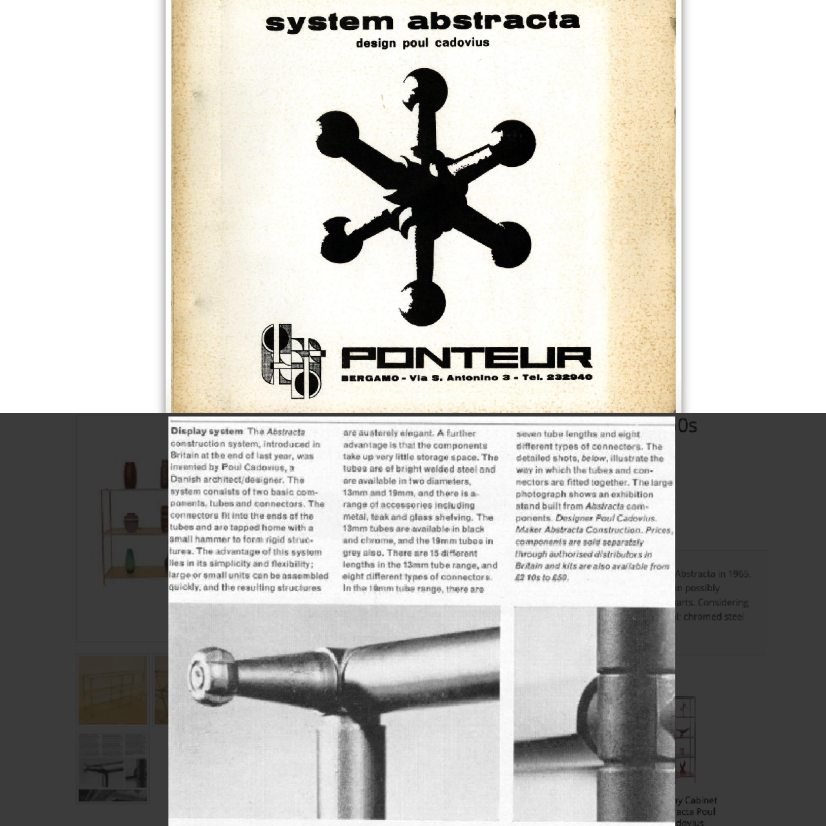 Modulares Regal mit minimalistischem dänischem Design von Paul Cadovius

Um 1960 hatte Poul Cadovius einen großen Einfluss auf den Regalbereich der dänischen Möbelindustrie - er entwarf ein freistehendes, modulares Regalsystem aus Metall mit