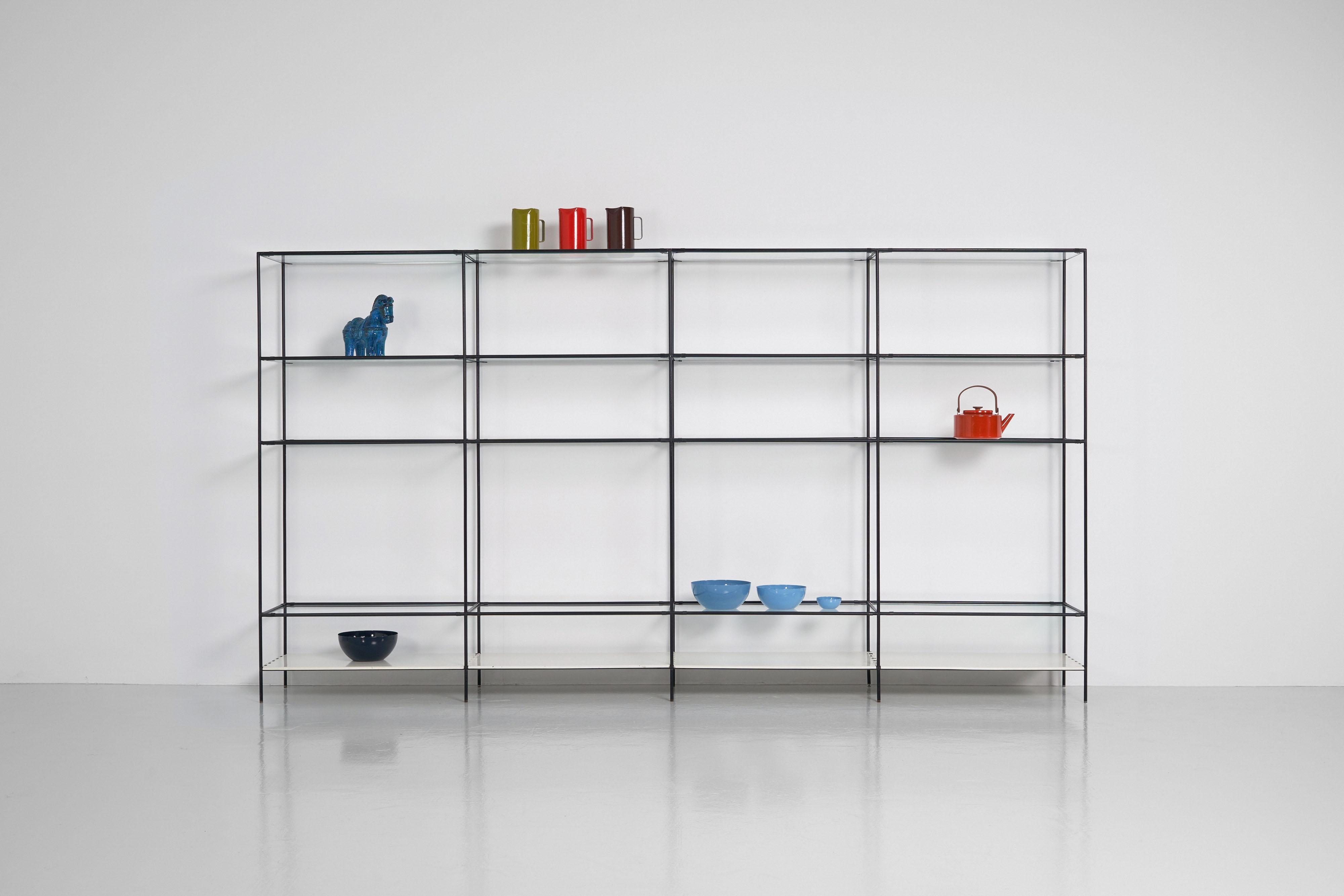 Poul Cadovius Abstracta Shelving Unit, Denmark, 1960 In Good Condition In Roosendaal, Noord Brabant