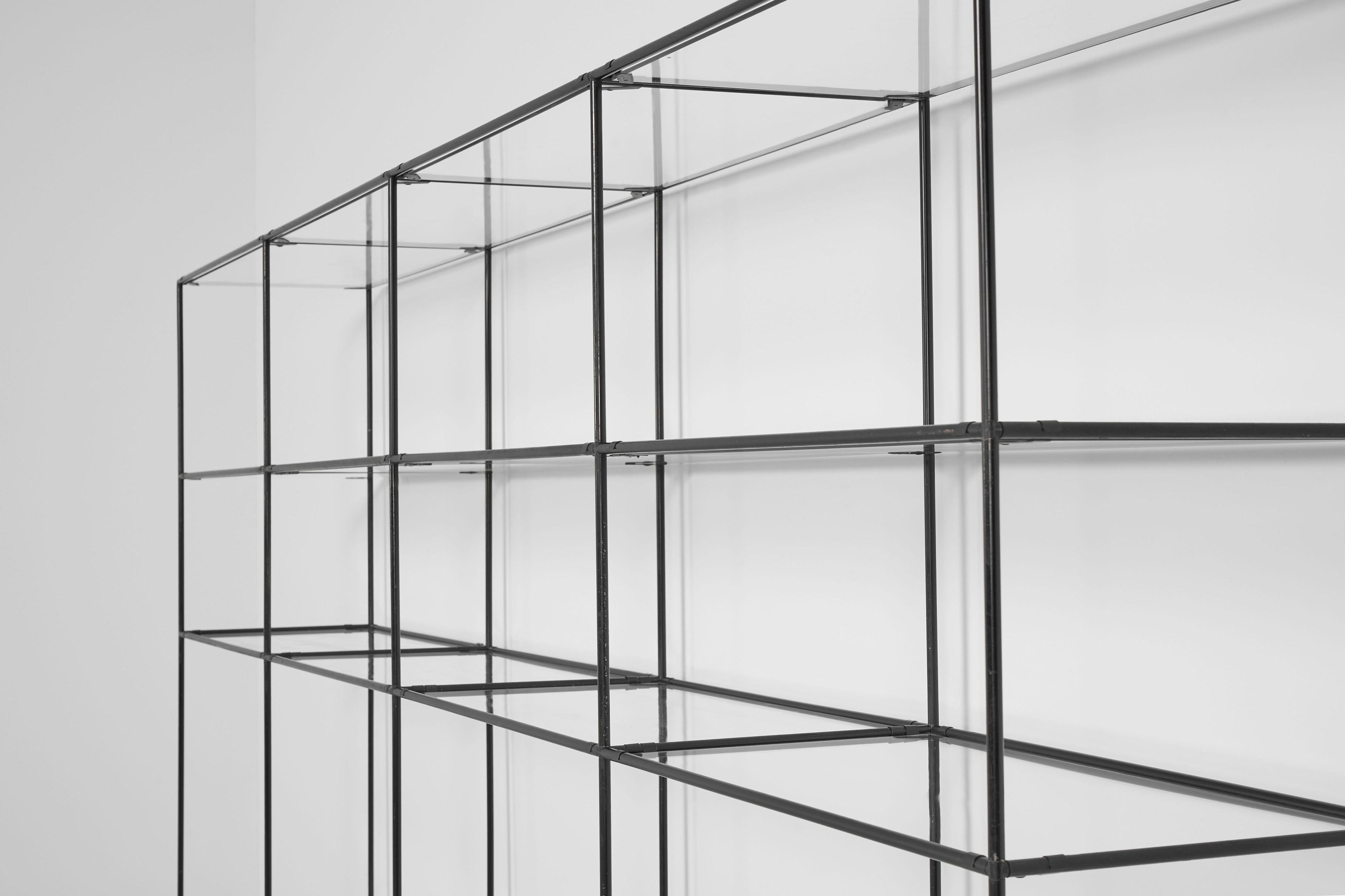 Metal Poul Cadovius Abstracta Shelving Unit, Denmark, 1960