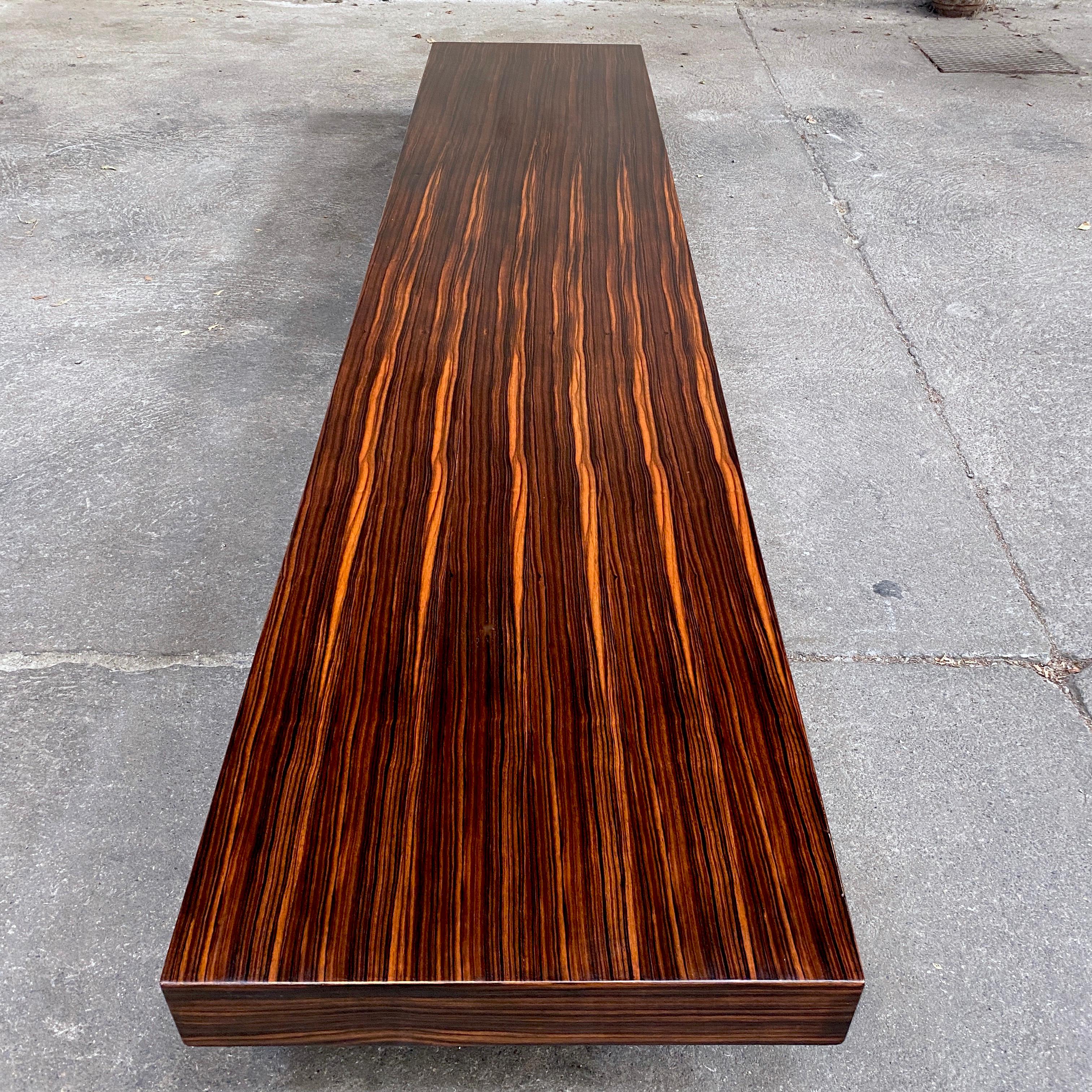 Mid-Century Modern Poul Cadovius Bench Coffee Table in Rosewood For Sale